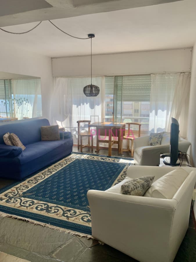 Apartamento en alquiler anual, 1 dormitorio península, excelente ubicación, edificio con porteria y mucama 2 veces por s